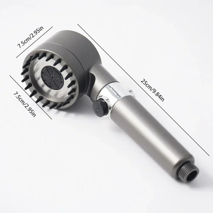 AquaBoost Adjustable High Pressure Shower Head with Water Filter and 3 Spray Modes | Stornfield