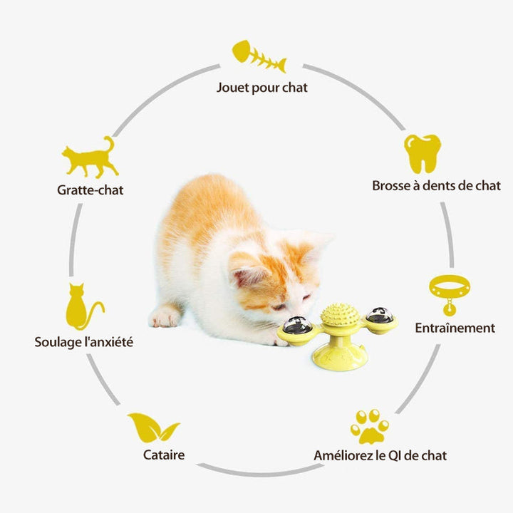 Funny Windmill Cat Toy | Stornfield
