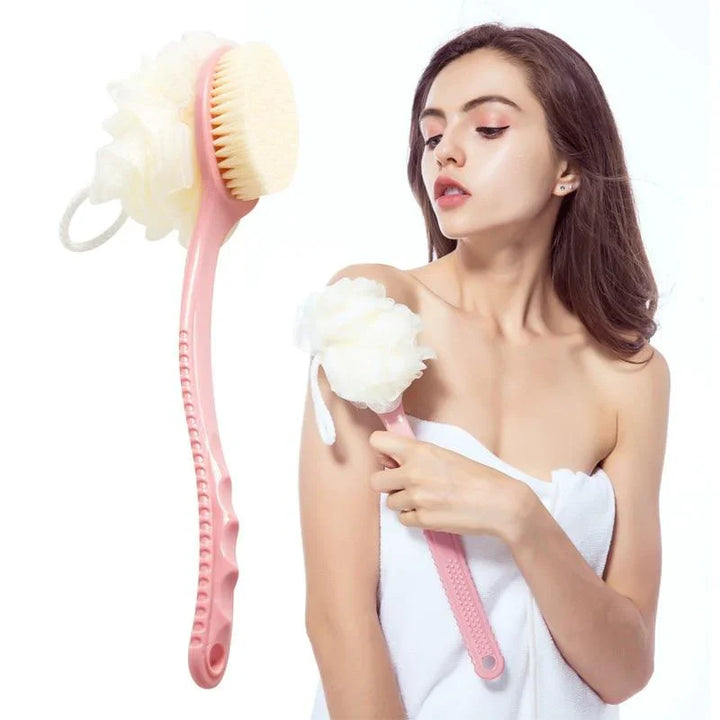 2-in-1 Bathing Scrubbing Long Handle Brush Stornfield