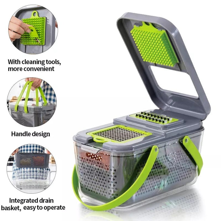 Vegetable Chopper Colander Basket Cutter Stornfield