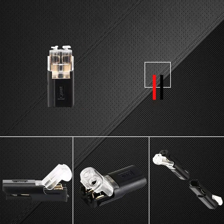 Double-wire Push-in Connector with Locking Buckle | Stornfield