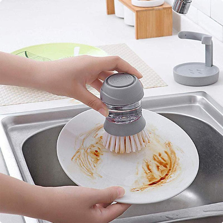 Washing Brush with Integrated Detergent Dispenser | Stornfield