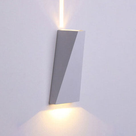Simple Trapezoidal Outdoor Waterproof LED 2-Light Wall Sconce Lamp | Stornfield