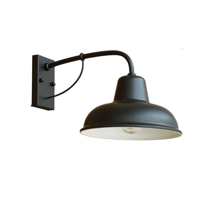 Vintage Iron Barn Waterproof Outdoor 1-Light Wall Sconce Lamp | Stornfield
