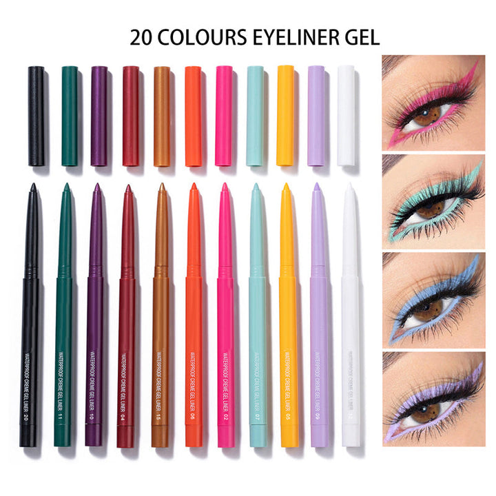 20 PCS Colored Eyeliner Pencil Set | Stornfield