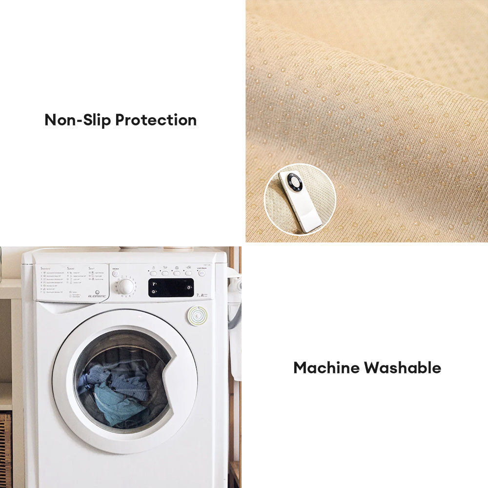 Warm Plush Curved Jacquard Non-Slip Sofa Protector Cover | Stornfield