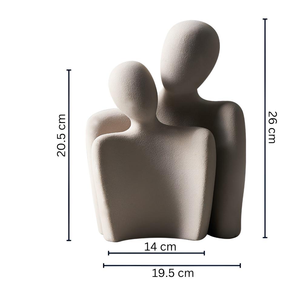 Couple Ceramic Love Figurine | Stornfield