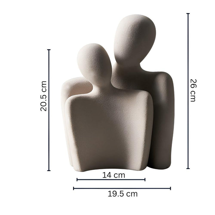 Couple Ceramic Love Figurine | Stornfield