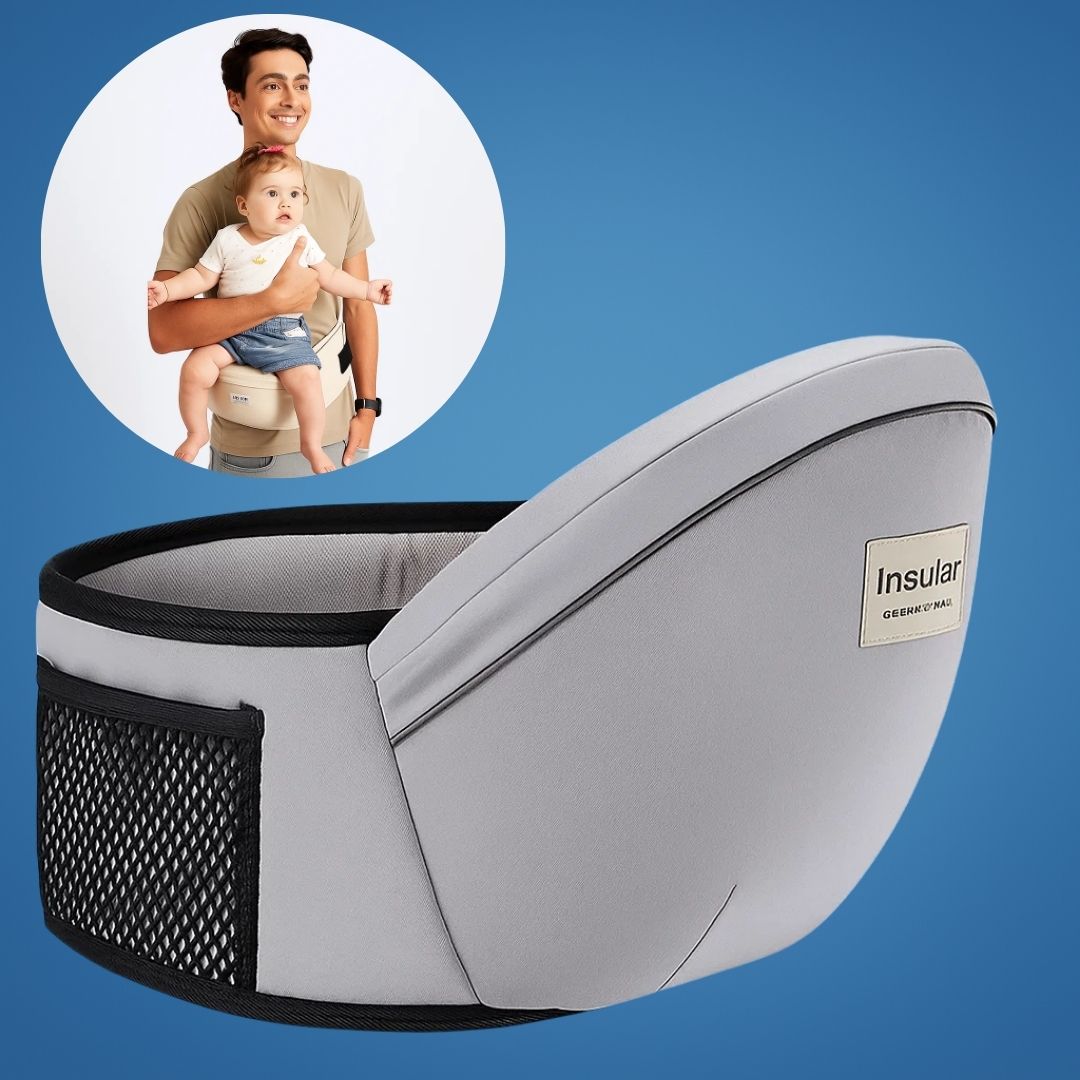 SureCarry | Ergonomic Hip Seat Baby Carrier – Balanced Weight Distribution – Tear-Resistant Nylon – Hands-Free Support for Traveling Parents Stornfield