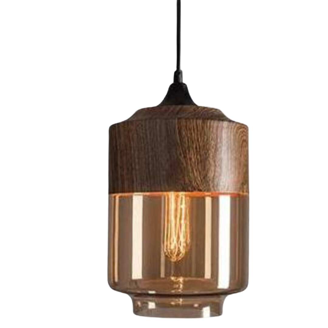 Stylish Scandinavian Wooden Ceiling Lamp - NordLuna | Stornfield