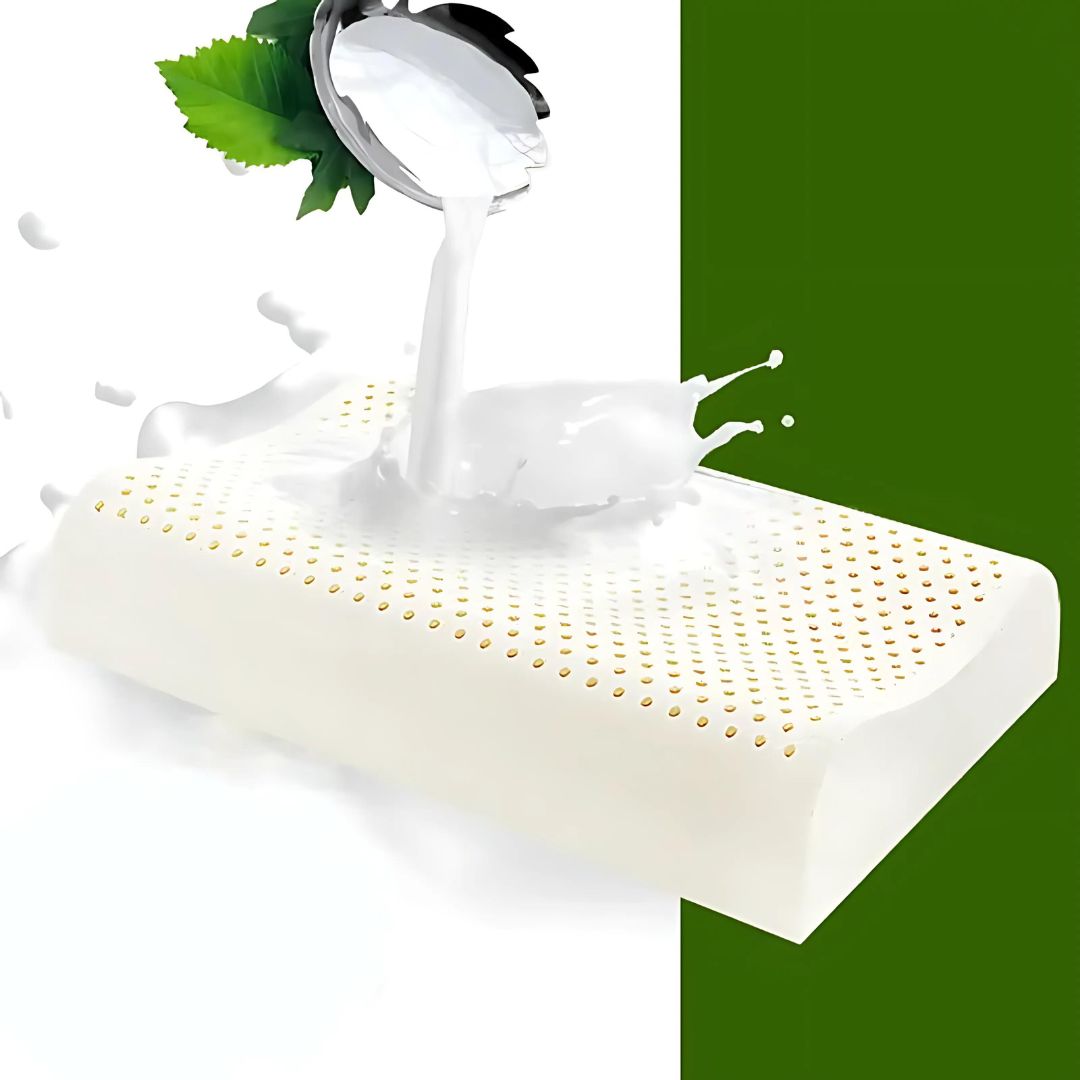 EcoNeck Comfort | 100% Natural Latex Orthopedic Pillow - for Neck Pain - Comfortable and Supportive Pillow - Better Sleep - Stornfield Wellness