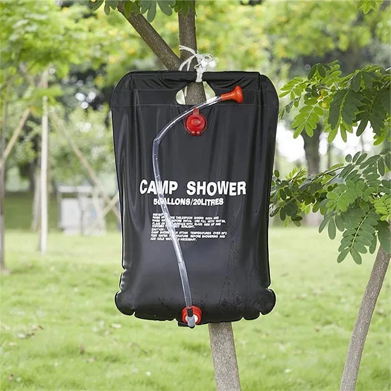 Portable Solar Heated Camping Shower Bag | Stornfield