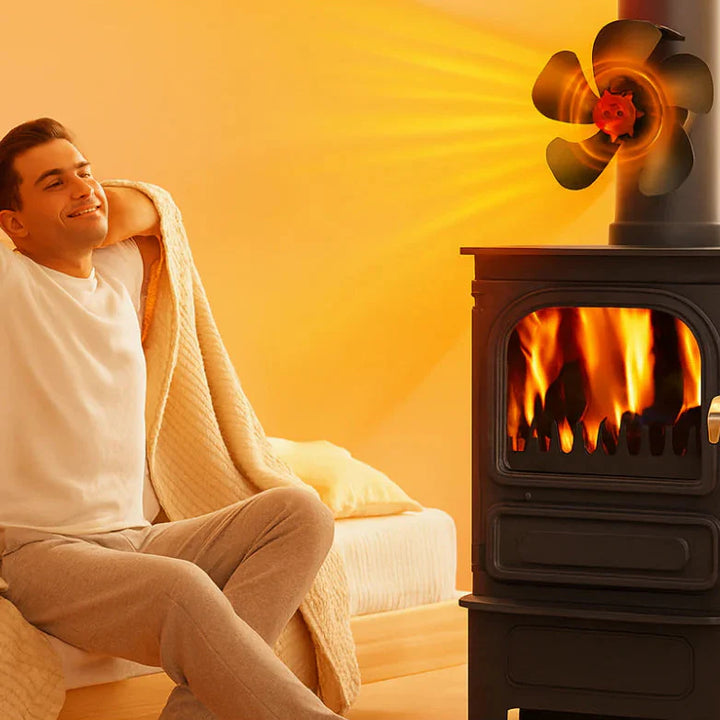 Wood Stove Fan, Silent Heat Diffusion for Efficient Warmth | Stornfield