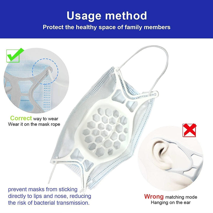 7th Generation 3D Silicone Softer Face Mask Bracket-Prevent Glasses From Fogging | Stornfield