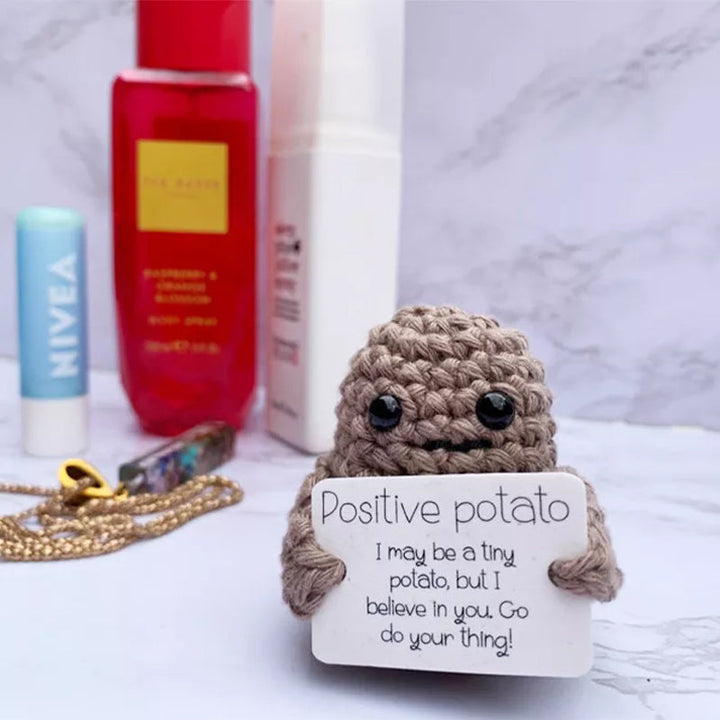 Funny Gift Knitted Positive Potato Stornfield