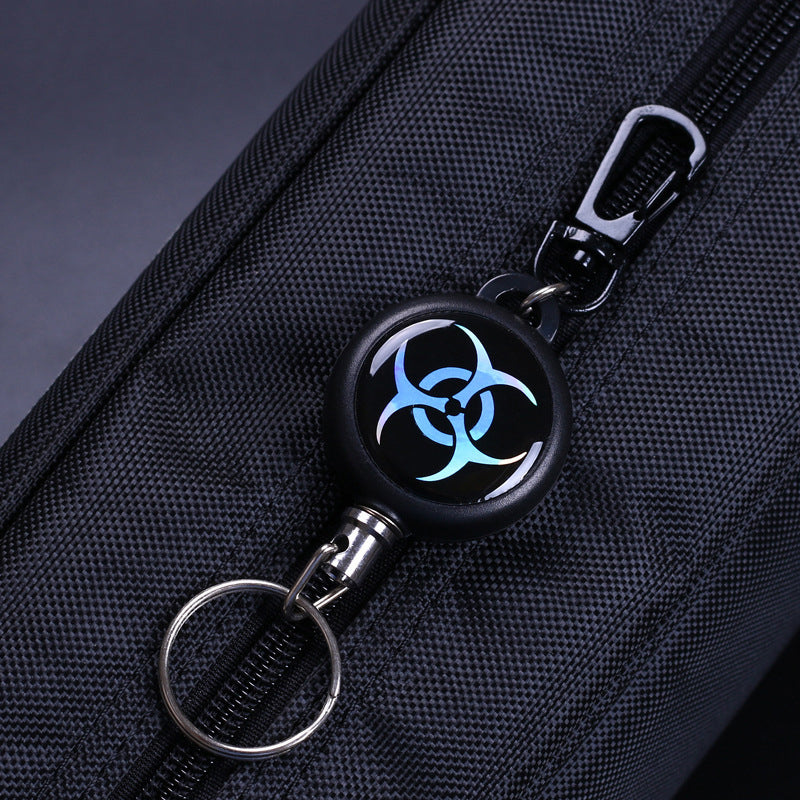 Keychain with retractable wire rope (3 pieces) | Stornfield