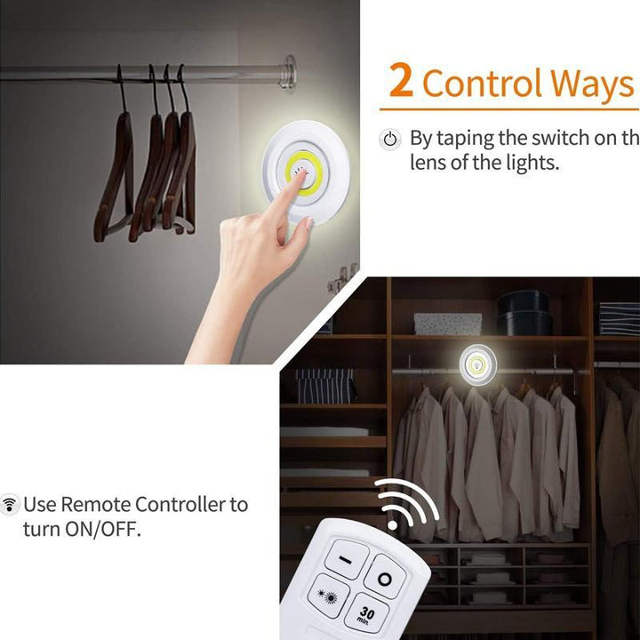 Shiny Tap & Remote Lights | Stornfield