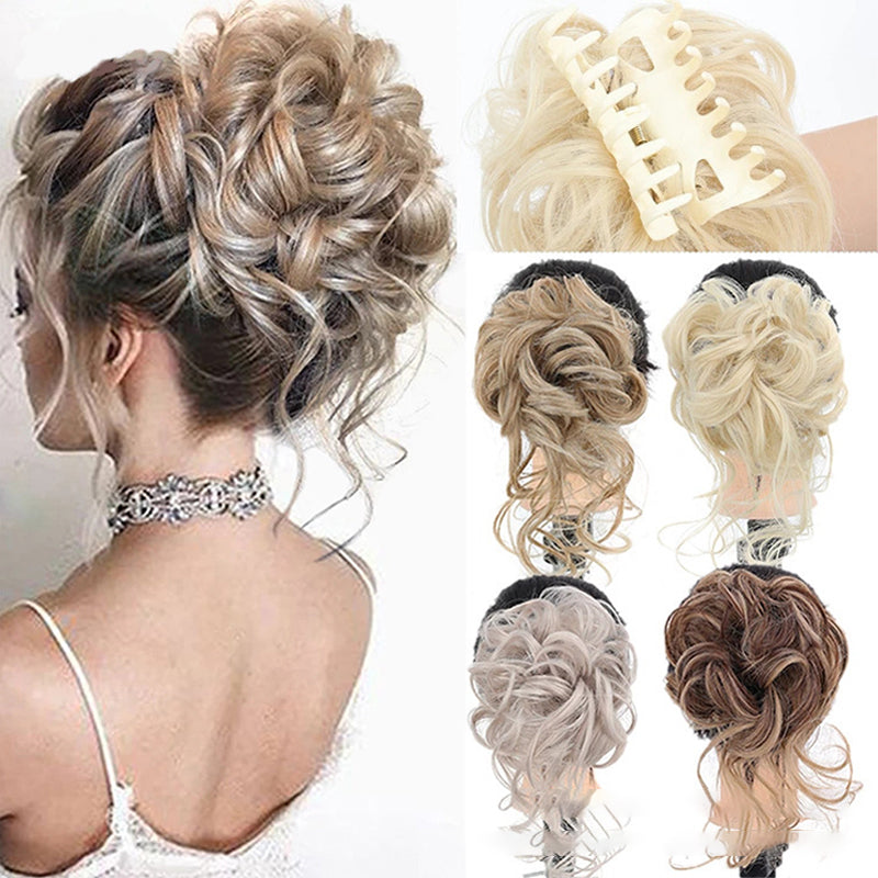 Hair bun ponytail with clip | Stornfield