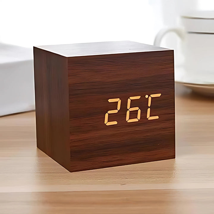 Stornfield | Réveil LED Cube Moderne