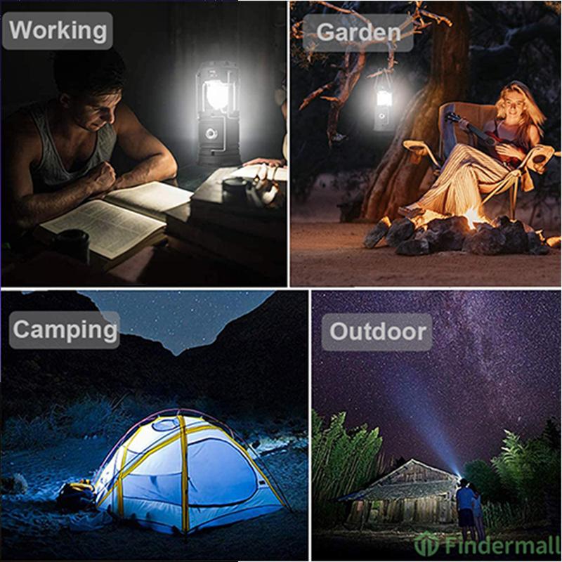 Outdoor LED Camping Light with Fan | Stornfield