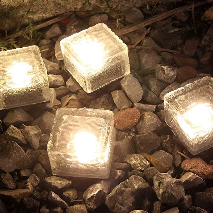 Square Creative Ice Stornfieldock LED Waterproof Smart Solar Outdoor Lighting | Stornfield