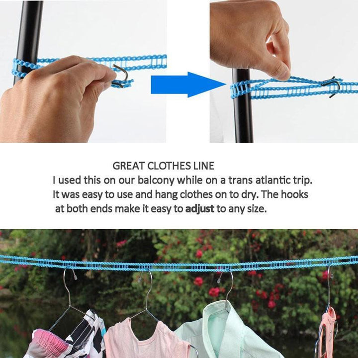 Portable Windproof Non-Slip Clothesline for Outdoor & Home | Stornfield