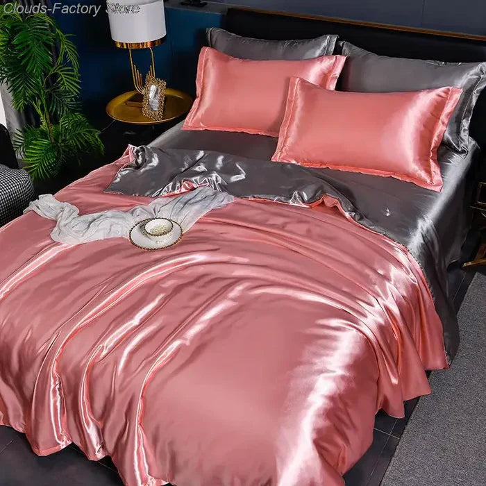 Satin Duvet Cover - Velora | Stornfield