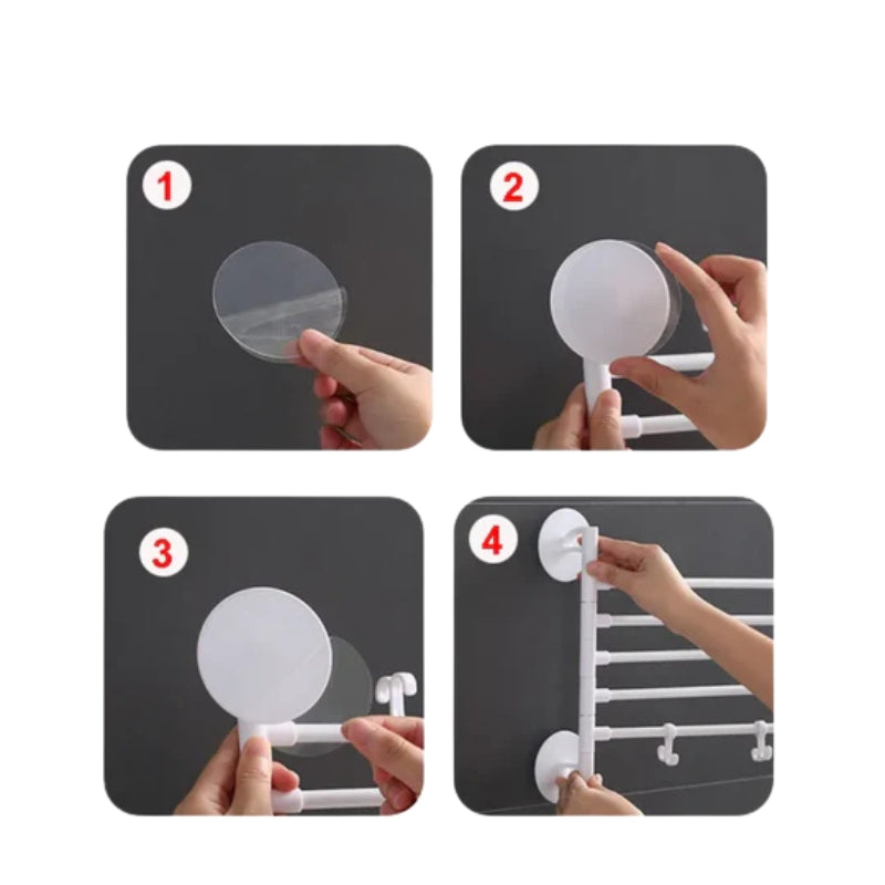 Stornfield Foldable and Swivel Wall Mounts and Towel Racks