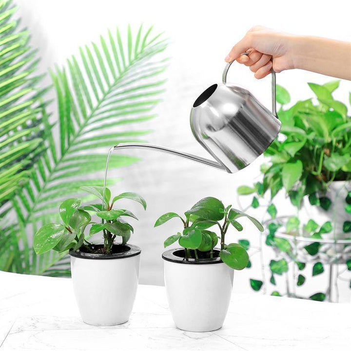 Stornfield | AquaGrace Stainless Steel Watering Can with Flexible Spout | Modern Design | Perfect Watering | Rust-Resistant
