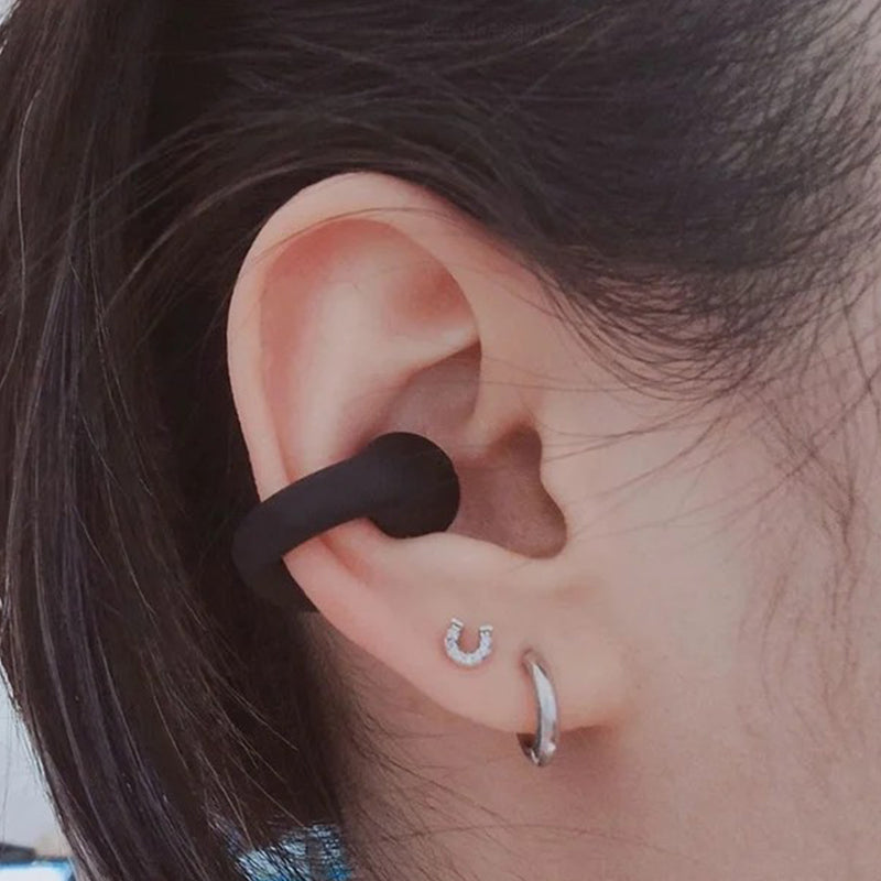 Bone conduction headphones with wireless ear clip | Stornfield