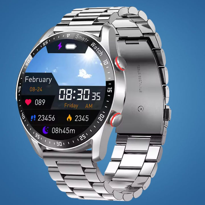 FitTrack | Non-Invasive Smart Fitness Watch - Activity Tracking - Heart Rate - Sleep - Training - GPS Notifications - Water-Resistant Stornfield