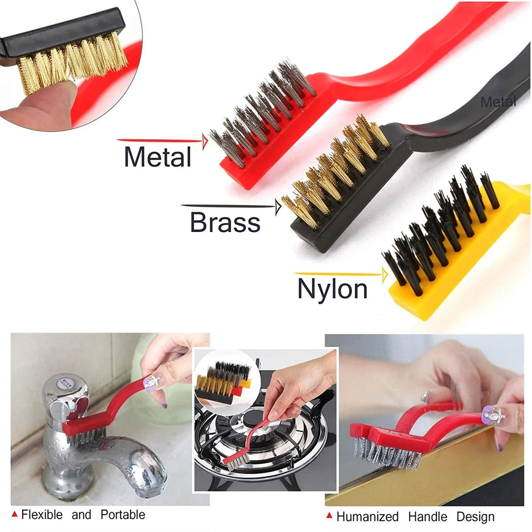 Wire Brush Kitchen Tools Set Of 3 Stornfield