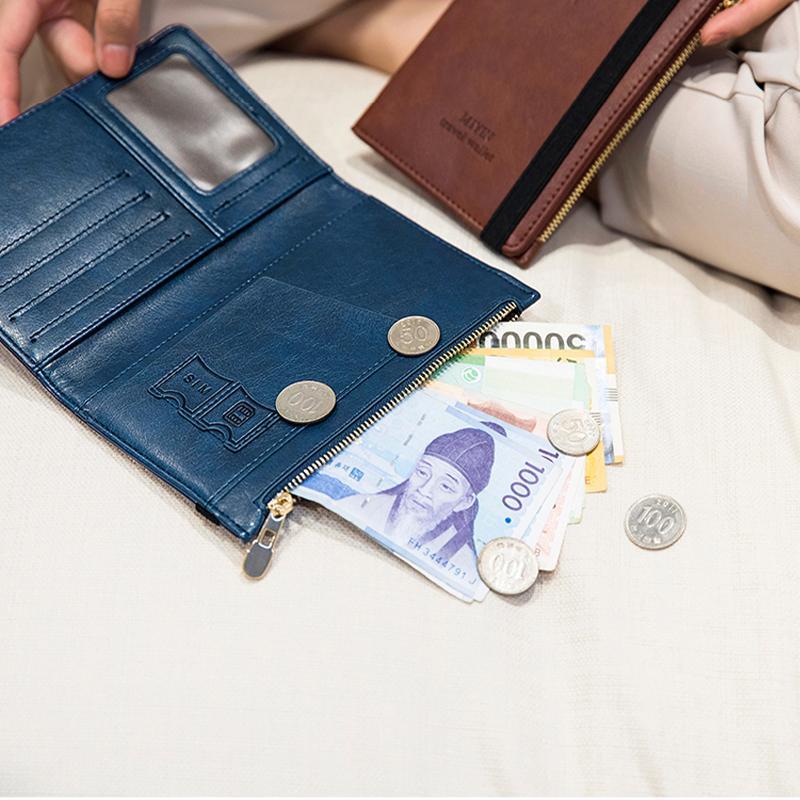 Men's Leather Passport Wallet with RFID Blocking | Stornfield