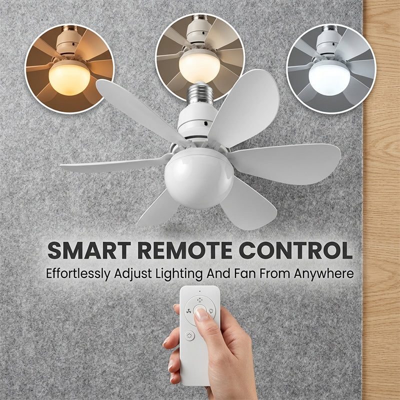 Modern Low Profile Ceiling Fan Light | Stornfield