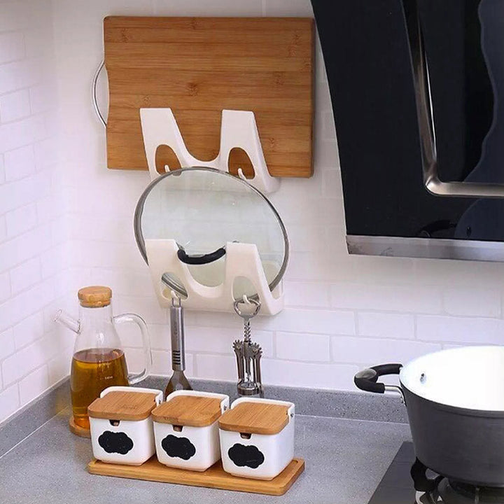 Double hook pot lid holder | Stornfield