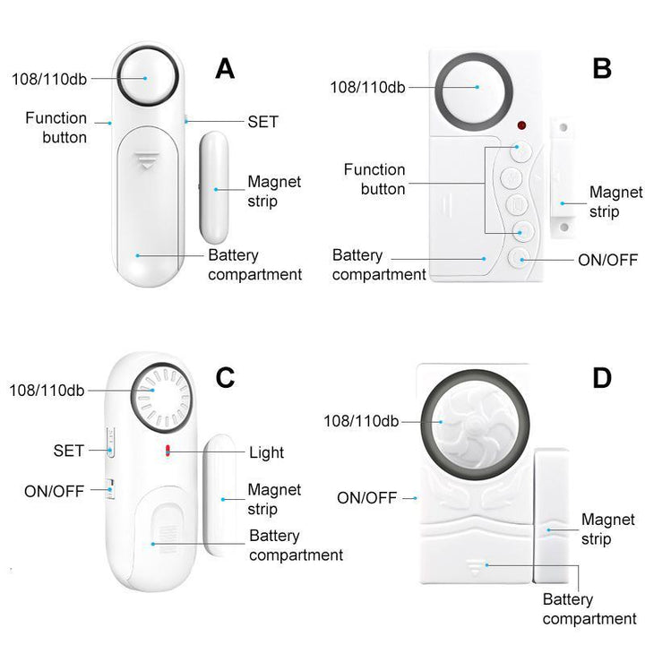 Wireless Door Window Alarm | Stornfield
