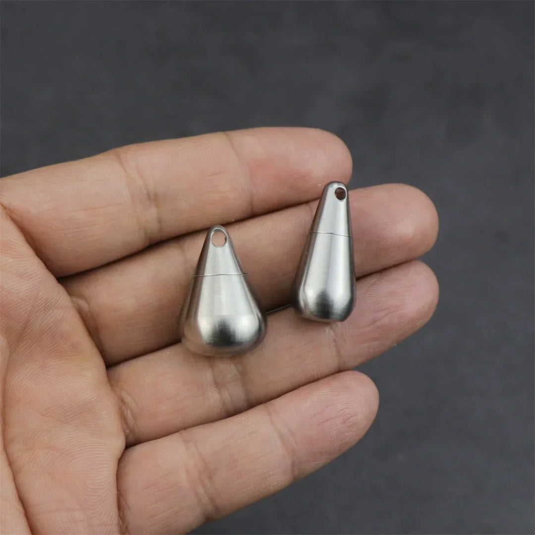 Stornfield | Titanium Droplet Mini Pill Box - Waterproof Travel Case