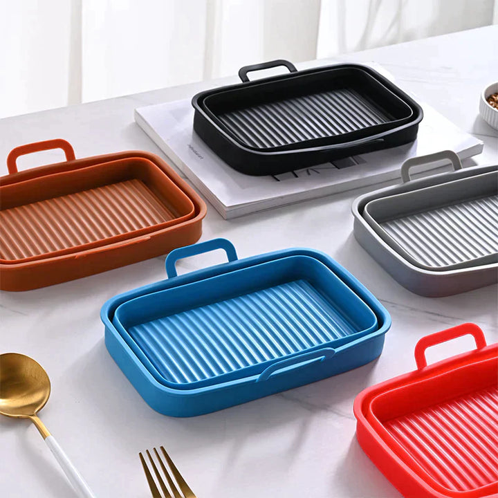Foldable Air Fryer Silicone Baking Tray | Stornfield