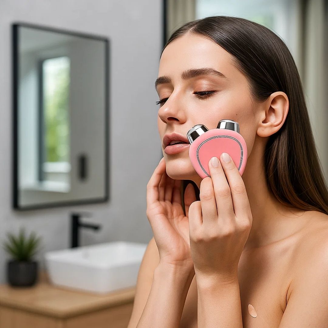 RejuvTone | EMS Facial Toner - Non-Surgical Face Lift - Lightweight USB Rechargeable Device - Stornfield Anti-Aging Skin Care