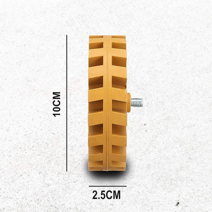 4 inch eraser wheel, decal removal tool | Stornfield