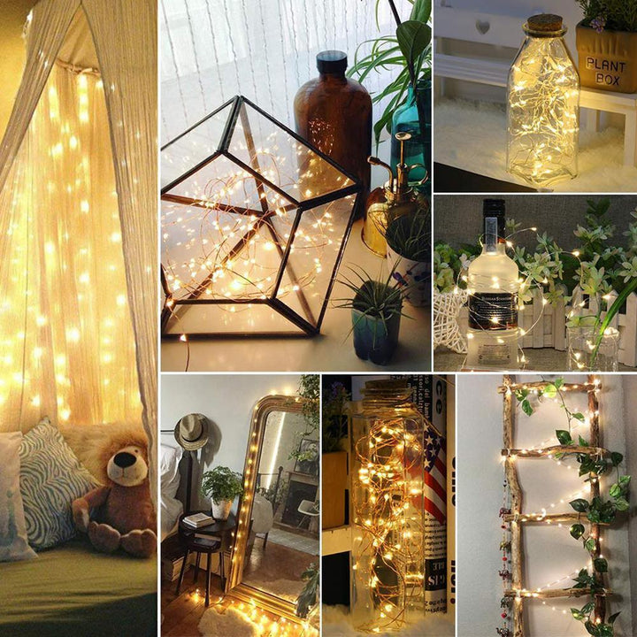 Stornfield | LED Wine Bottle Cork String Lights DIY Night Light Decor - 5/10 PCS