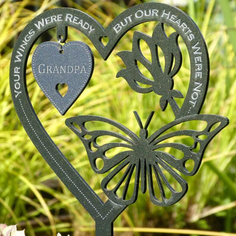 Memorial Gift Butterfly Ornament - Garden Memorial Plaque | Stornfield