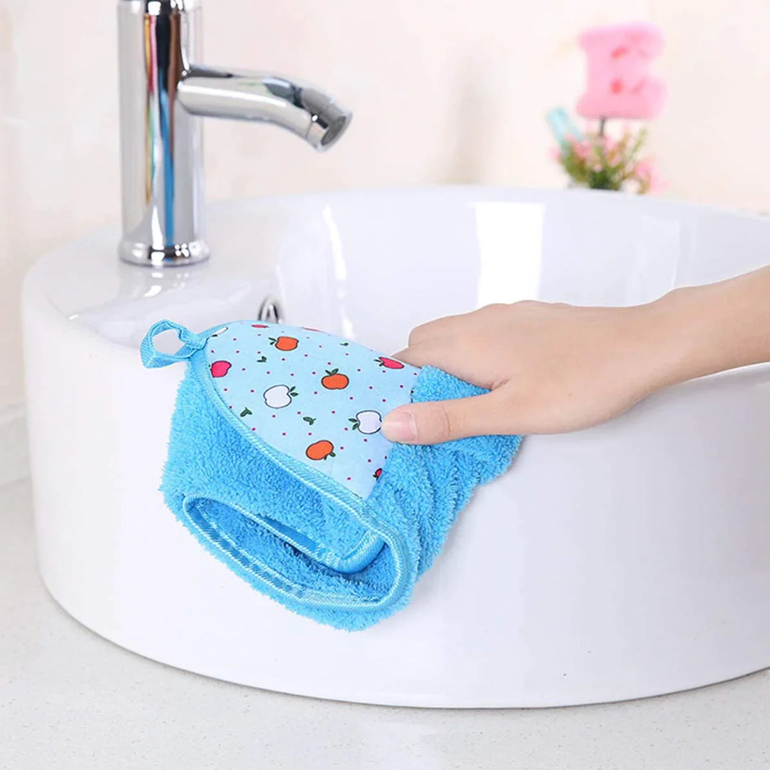 Hanging Kitchen Towel Small Soft Dish Towel Cloth for Kitchen Bathroom Use Stornfield