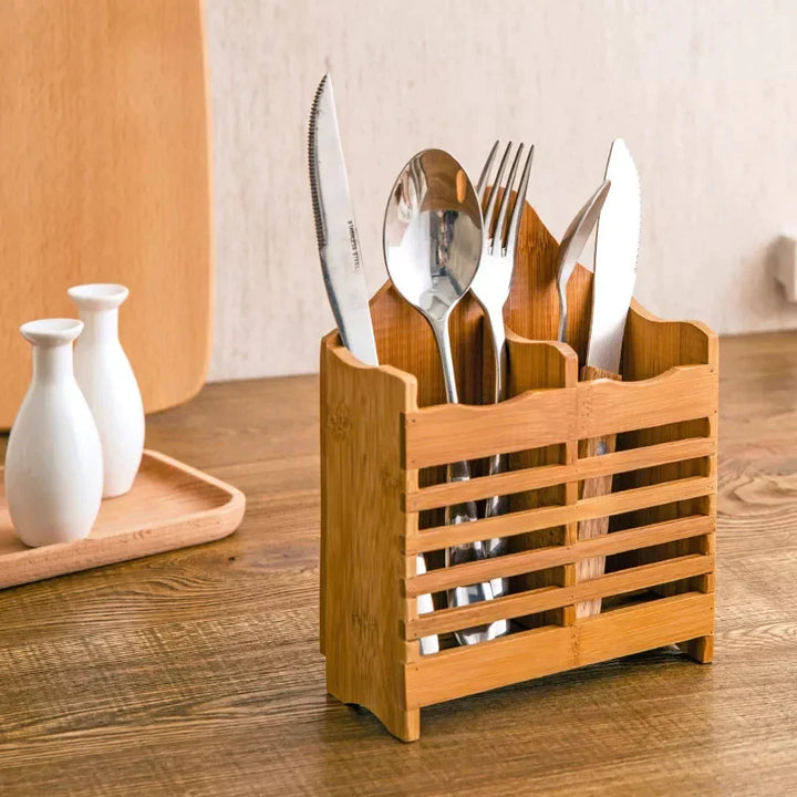 Stornfield Wooden Cutlery Holder