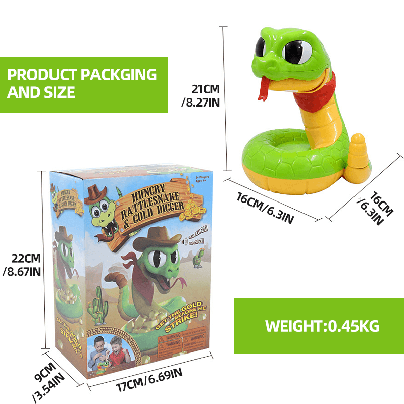 Electric tricky and creepy rattlesnake toy Stornfield