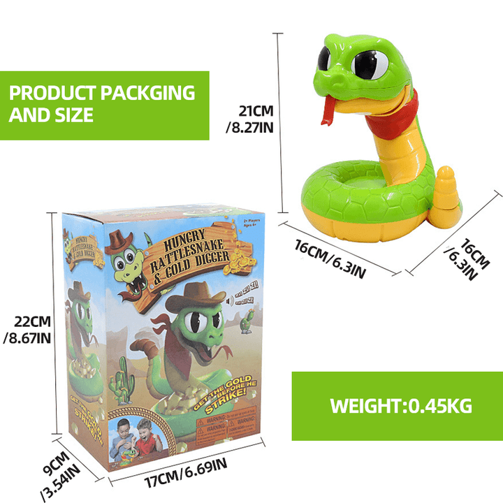 Electric tricky and creepy rattlesnake toy Stornfield