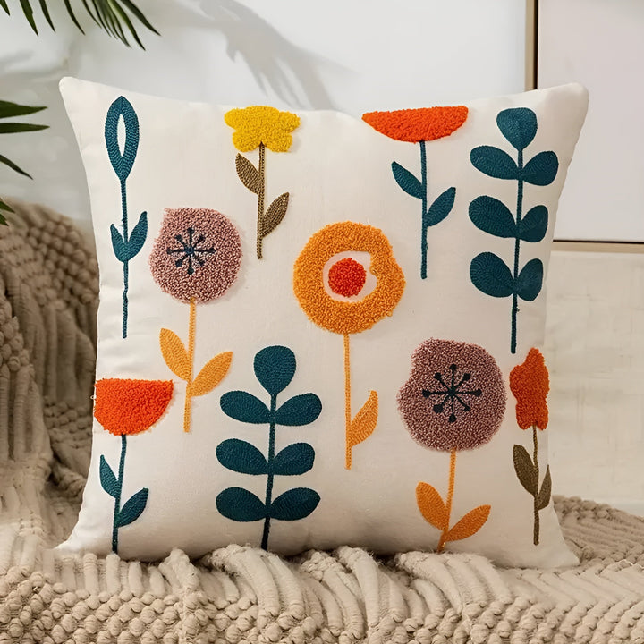 Flower Cushion Cover Decorative – Soft and ComfortaStornfielde | Stylish Living Room Decoration | Stornfield