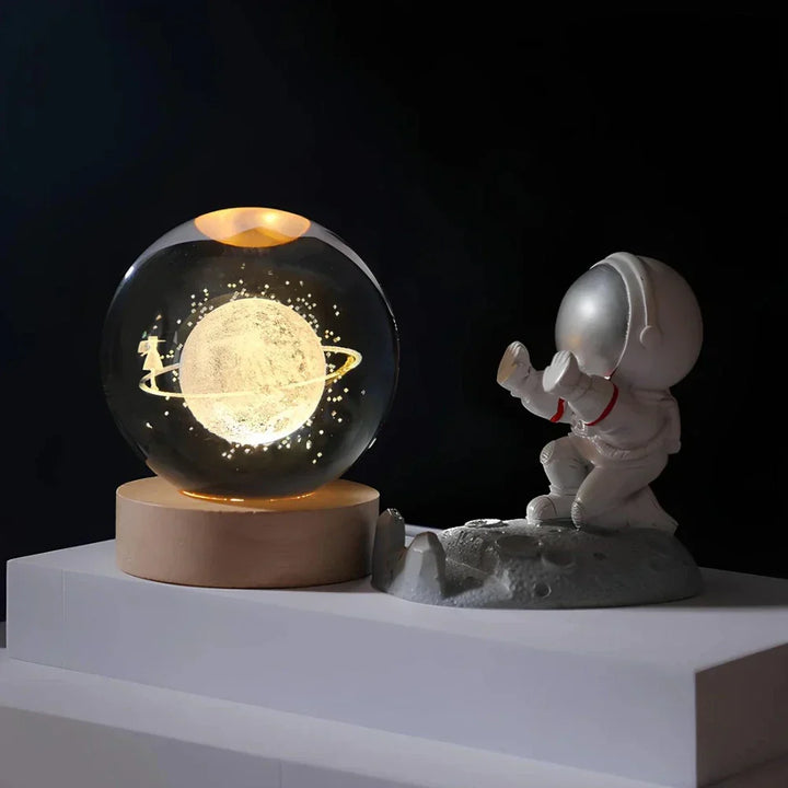 3D Engraved Crystal Sphere - Celestia | Stornfield
