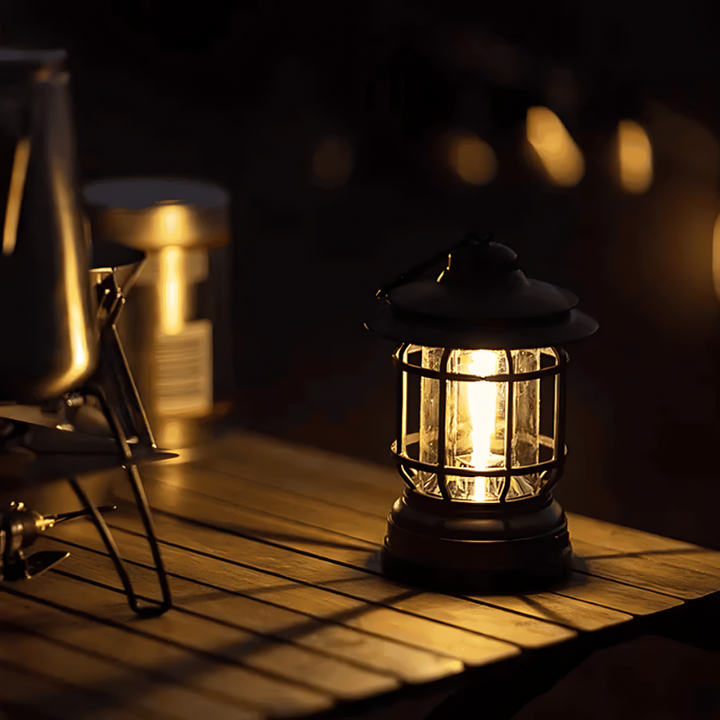 Retro-Style Smart Portable Lamp for Indoor & Outdoor Use Charm | Stornfield