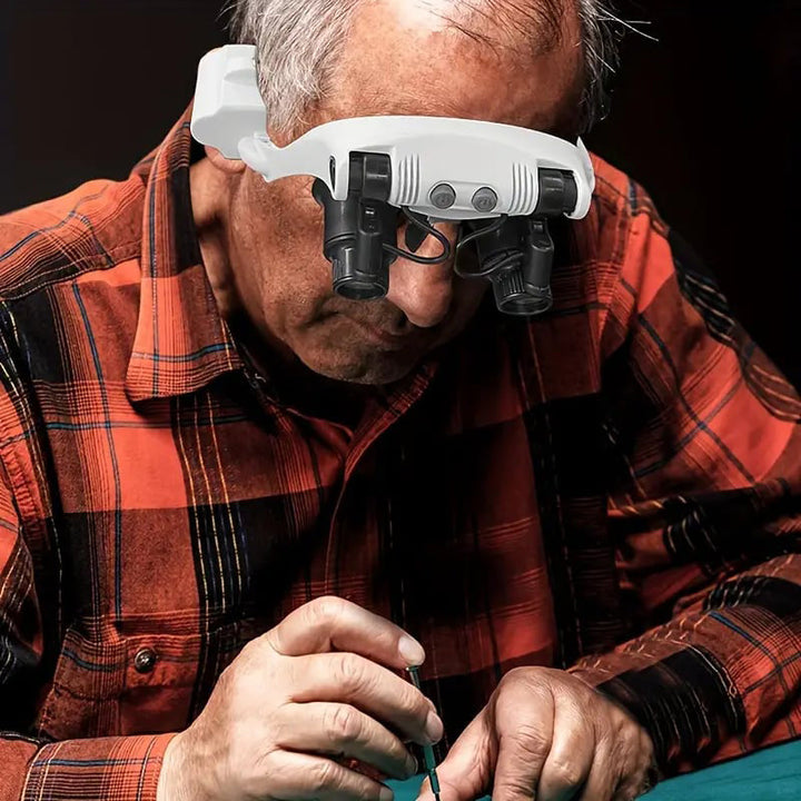 Stornfield | Magnifying glasses with LED lamps for double eyes